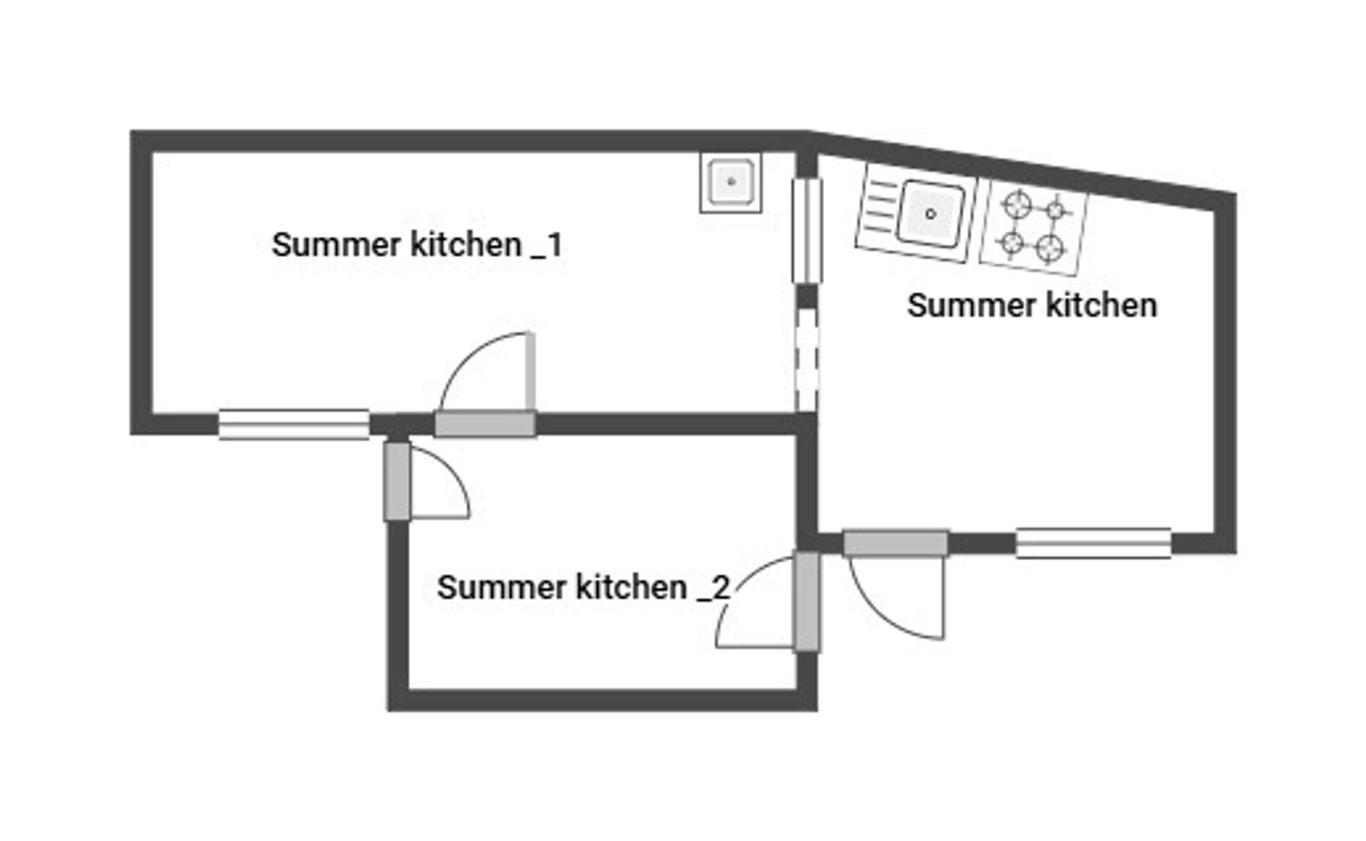 Grundriss Sommerküche